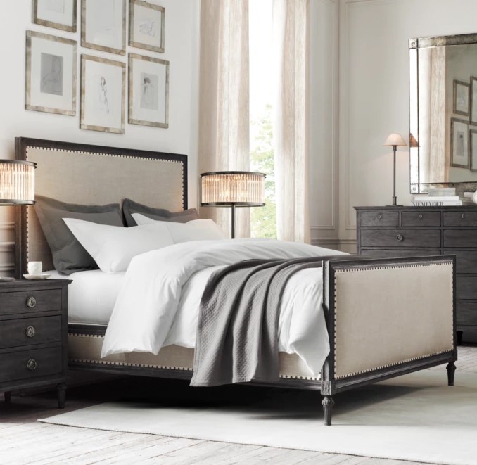 Maison Upholstered Bed With Footboard