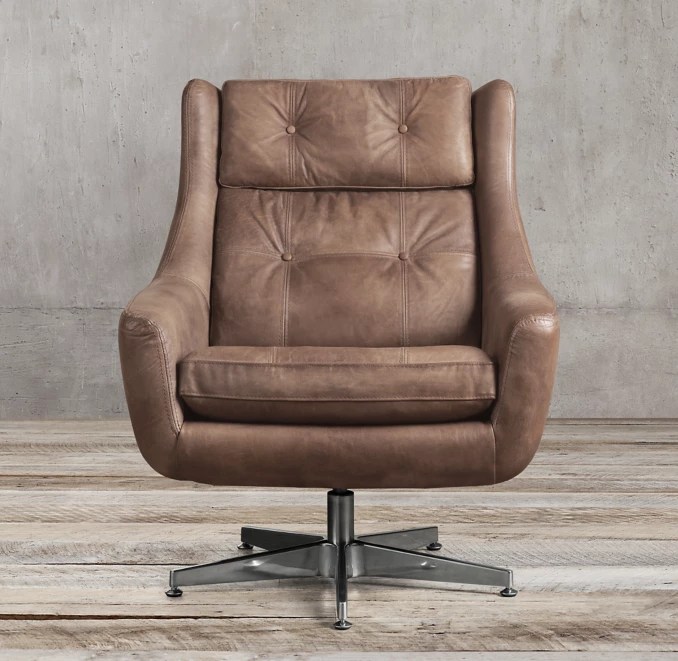 Motorcity Leather Swivel Chair