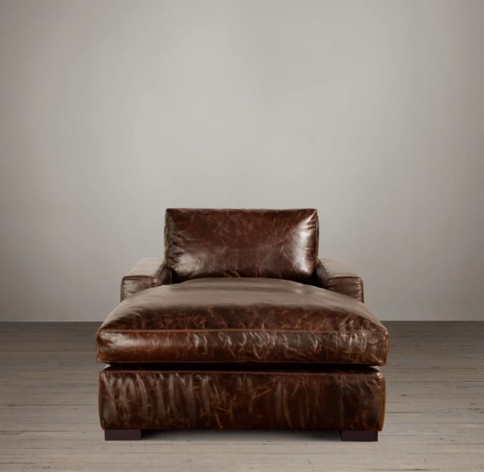 Maxwell Leather Chaise