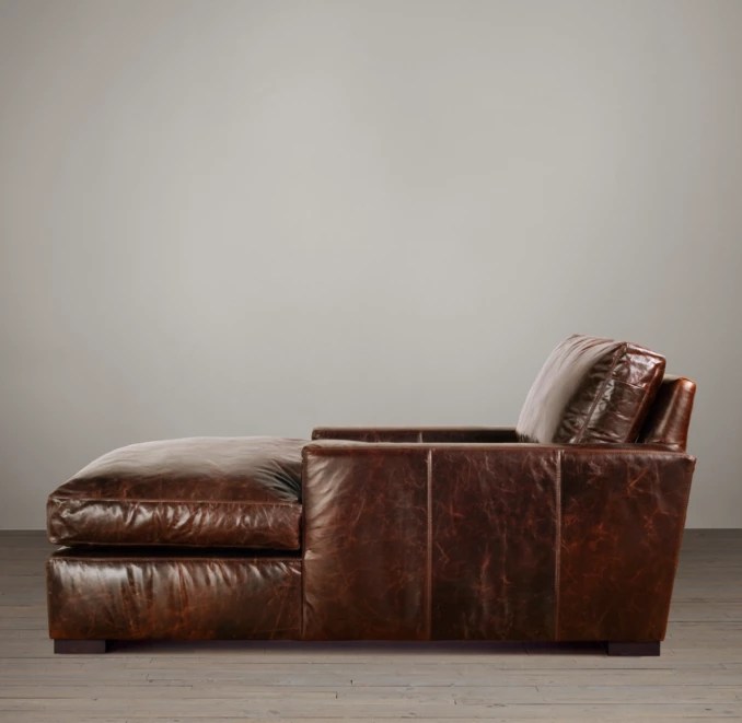 Maxwell Leather Chaise