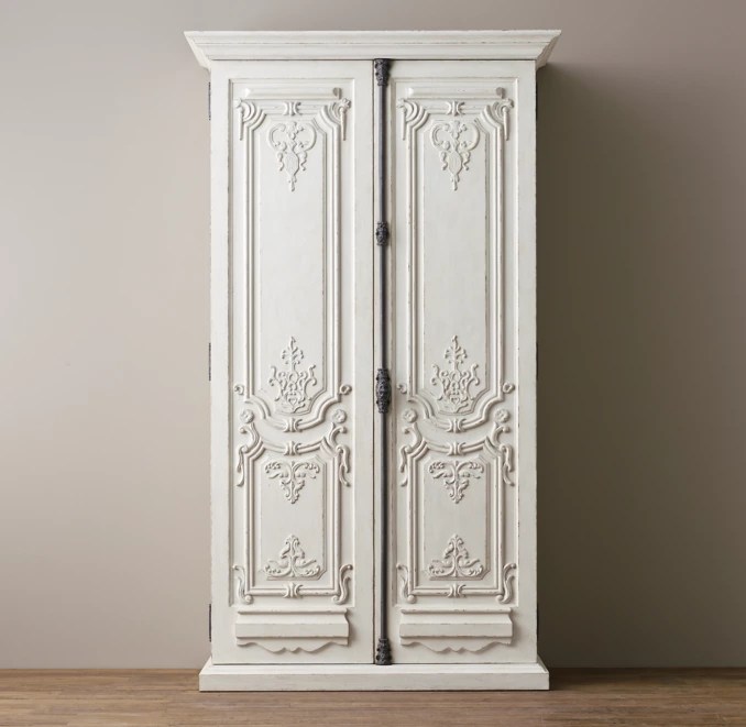 19th C. Rococo Armoire RH