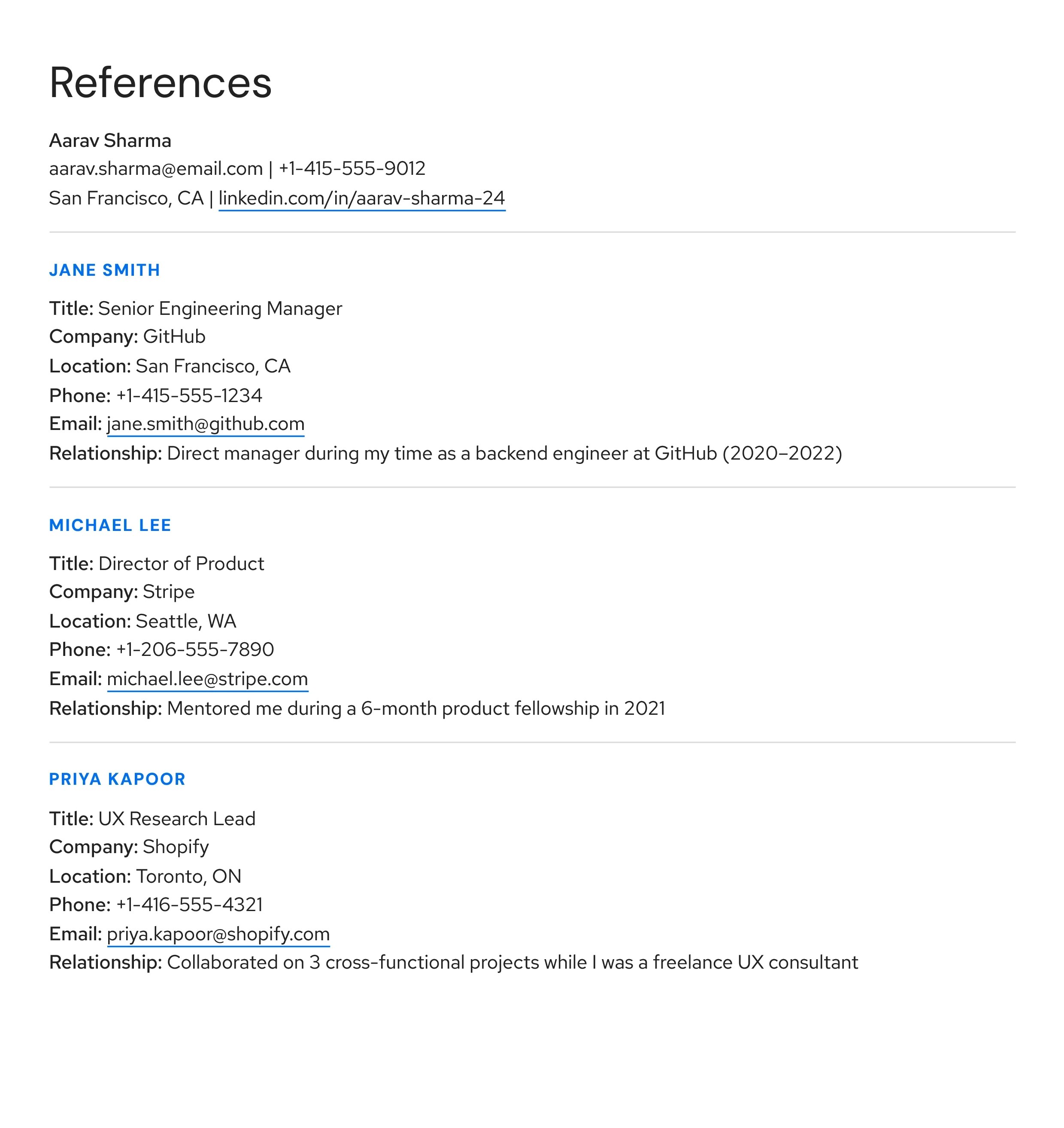 How to list references on a resume (2025 guide + template)