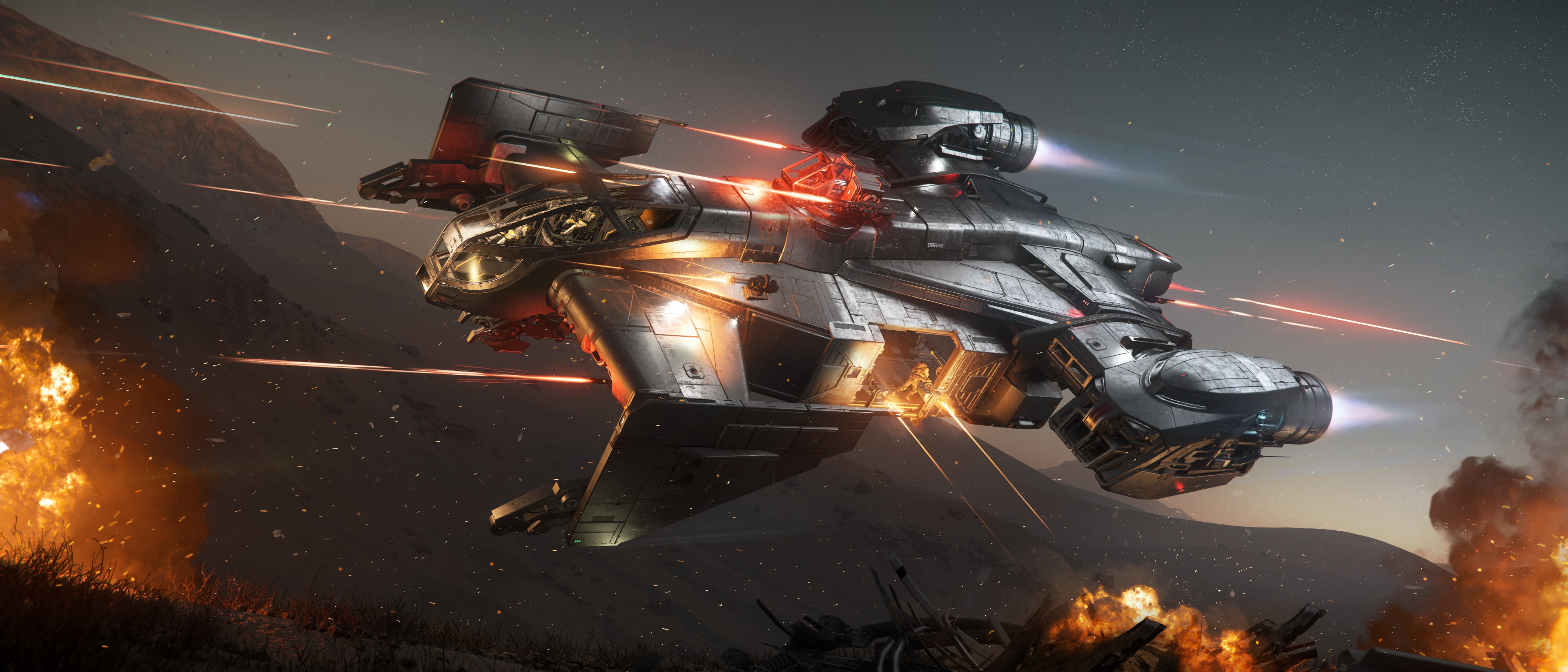 Gyártósor Drake Cutlass Steel Star Citizen Útikalauz Stopposoknak