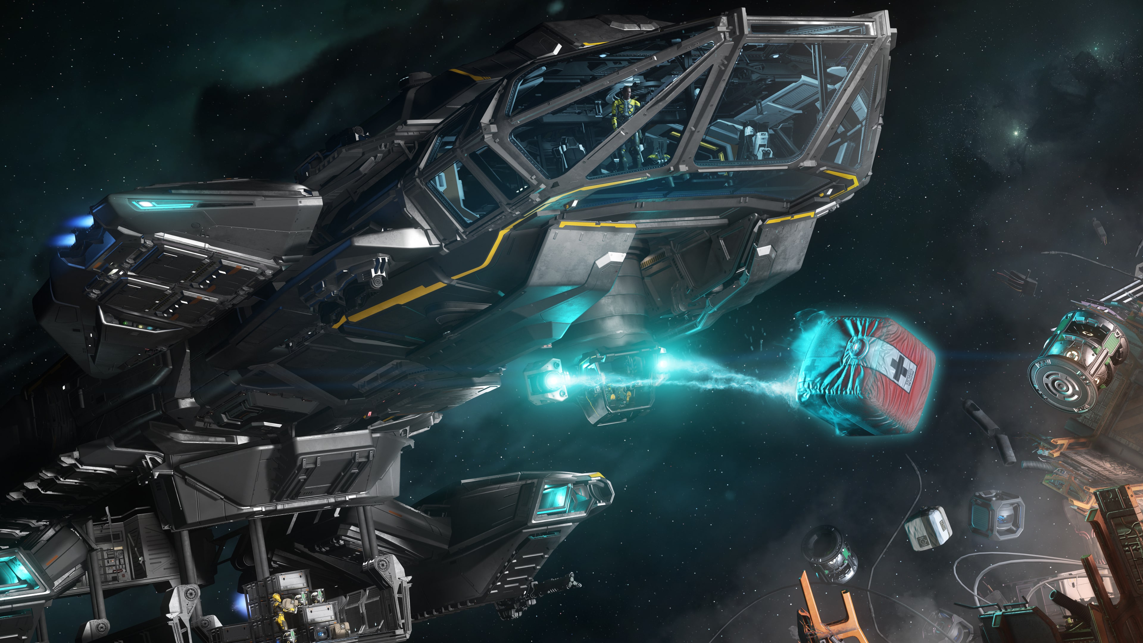 FileConstellation Taurus Using tractor beam.jpg Star Citizen Wiki