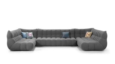 SETUP Large 3seat 1arm unit, left armrest Roche Bobois