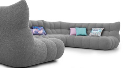 SETUP Large 3seat 1arm unit, left armrest Roche Bobois