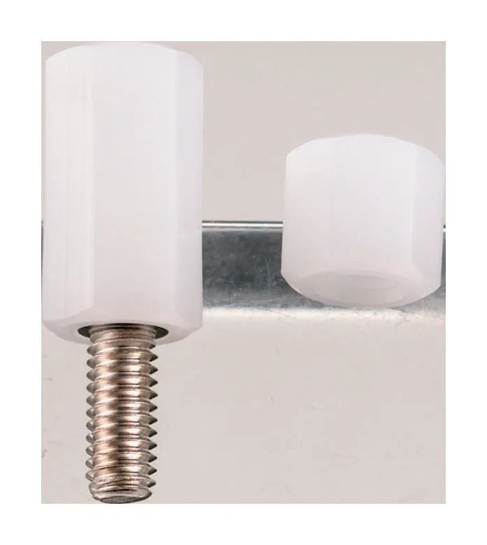 Mac 8 Brass, POM Round Standoff, Female/Female 2.6MP3, 3mm, M2.6 x M2