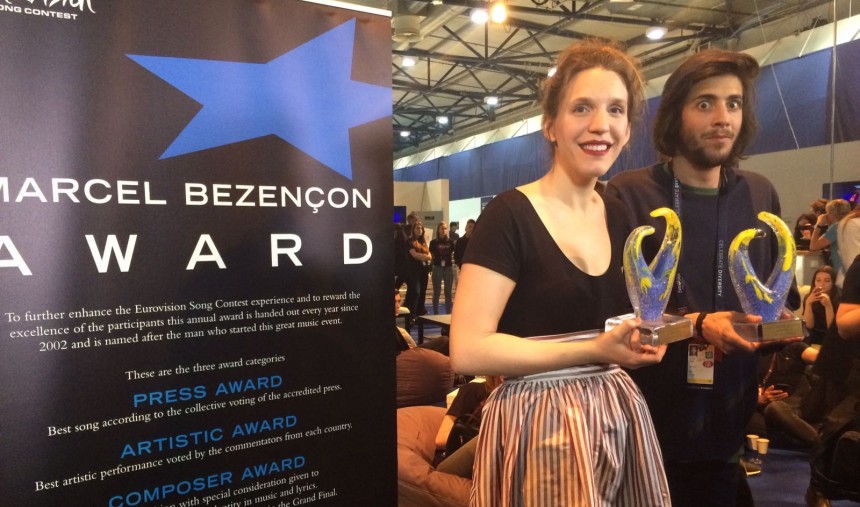 Marcel Bezençon Award Portugal ganha prémio artístico e prémio de