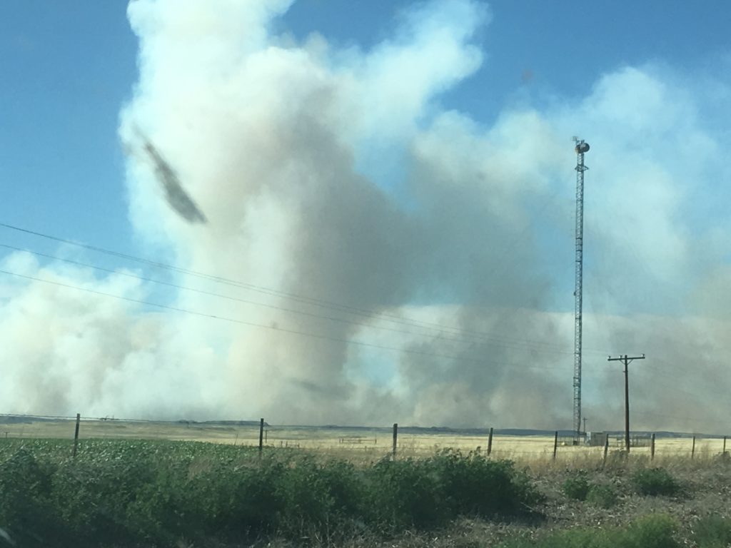 Goshen County wildfire contained late Monday evening KNEB