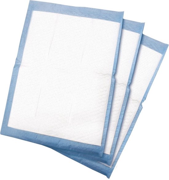 Flamingo Honden Puppy Trainer Pads Blauw/ Wit 60 x 45 x 3.4 cm
