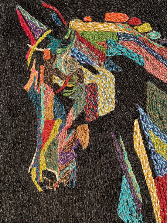 ArtCadeau Paard/ Canvas schilderij/ Abstract schilderij/ Art bol