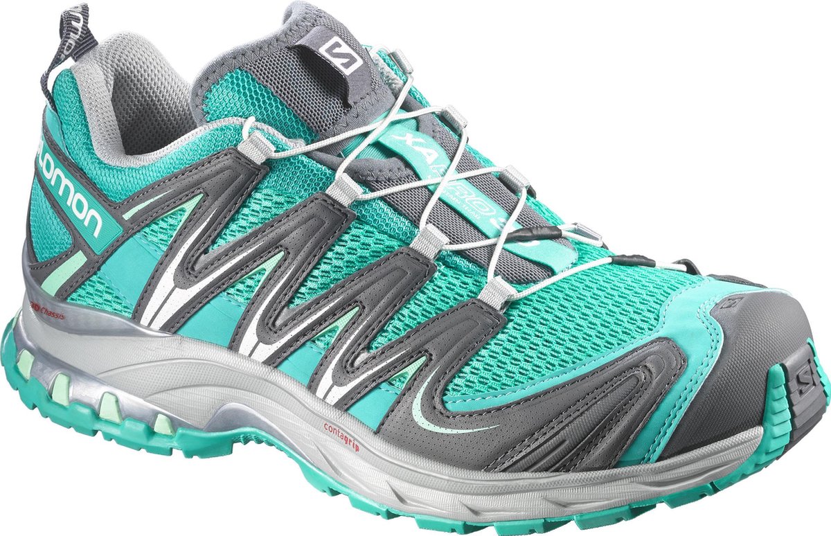 Salomon XA Pro 3D trailrunning schoenen Dames grijs/turquoise