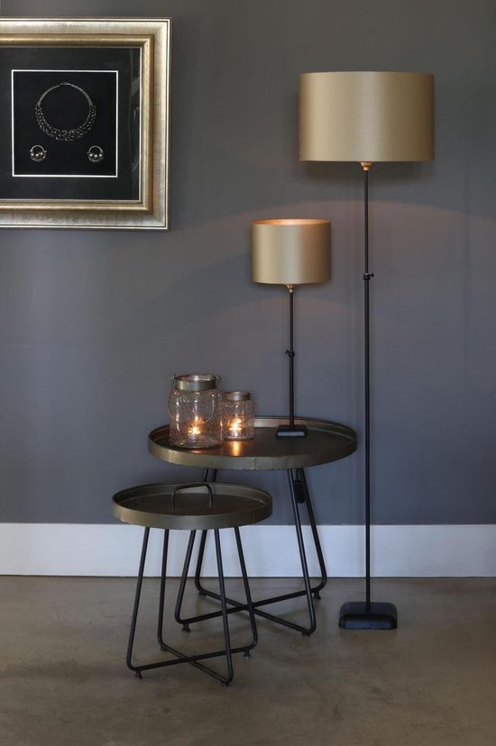 Light & Living Vloerlamp Davino - Zwart - 40X18X160Cm - Klassiek,Luxe - Staande Lamp... | Bol.com