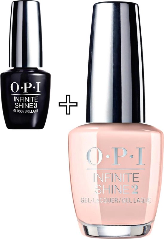 OPI Infinite Shine Bubble Bath 15ml. nagellak + OPI Infinite Shine 3