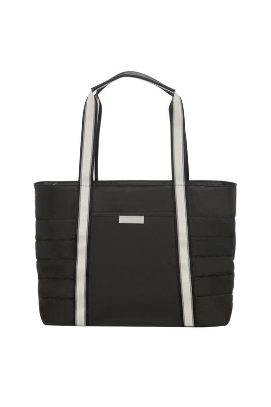 American Tourister Shopper Met Laptopvak Uptown Vibes Tote Bag 14. inch Black/Grey