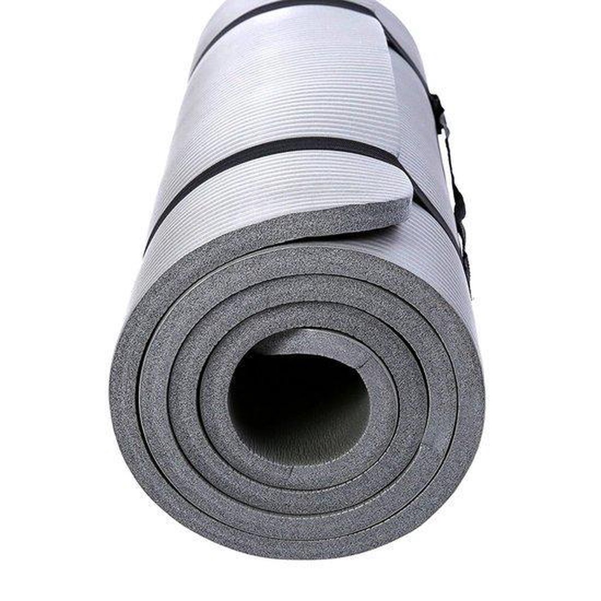 Fitness Mat Grijs - 1 Cm Dik | Bol.com