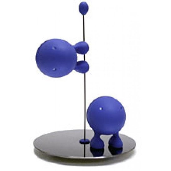 Alessi Lilliput Peper- & Zoutstel - Rvs/Kunststof - Blauw | Bol.com
