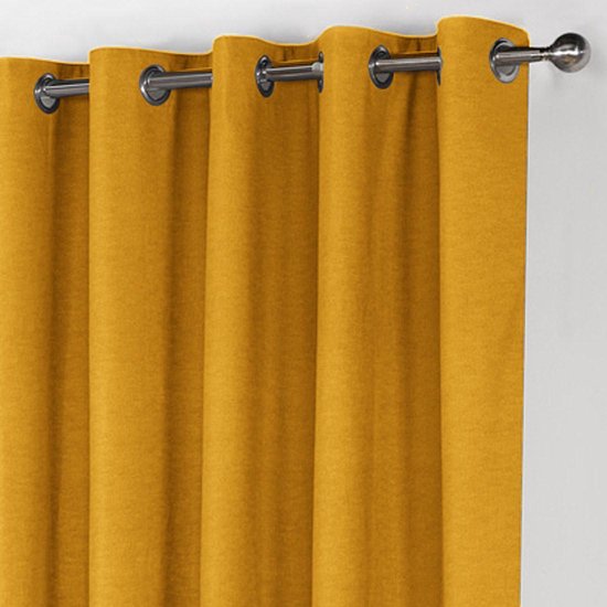 Home Of Curtains Lemoni - Gordijn - Met Ringen - Dikke Gordijnen - Verduisterend -... | Bol.com