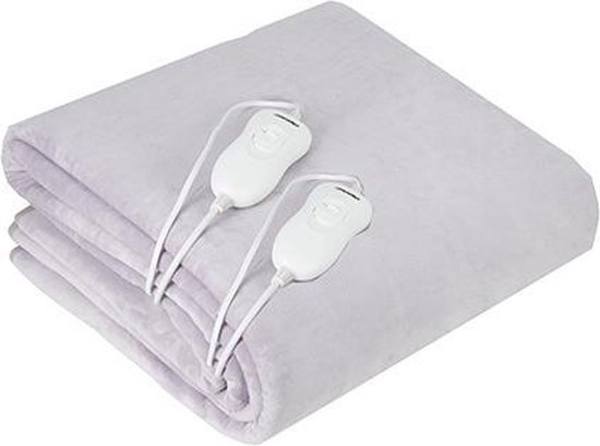 Adler Ad7426 - 2 Persoons Elektrische Deken - 150 X 160 Cm - 4 Standen - 2 X 60 Watt | Bol.com