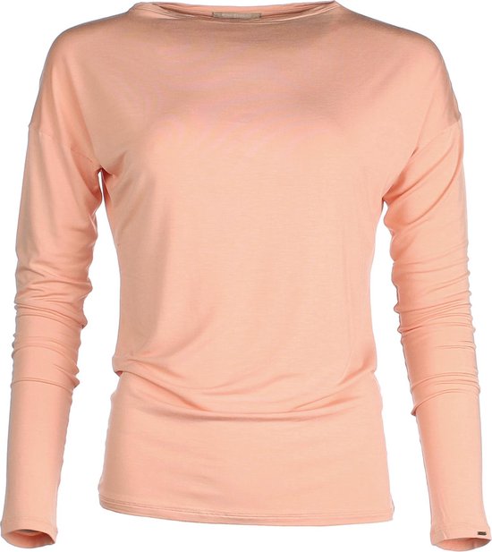 The Vintage Longsleeve Shirt - Apricot (Zalm) - Medium - Bamboe Kleding Dames | Bol.com