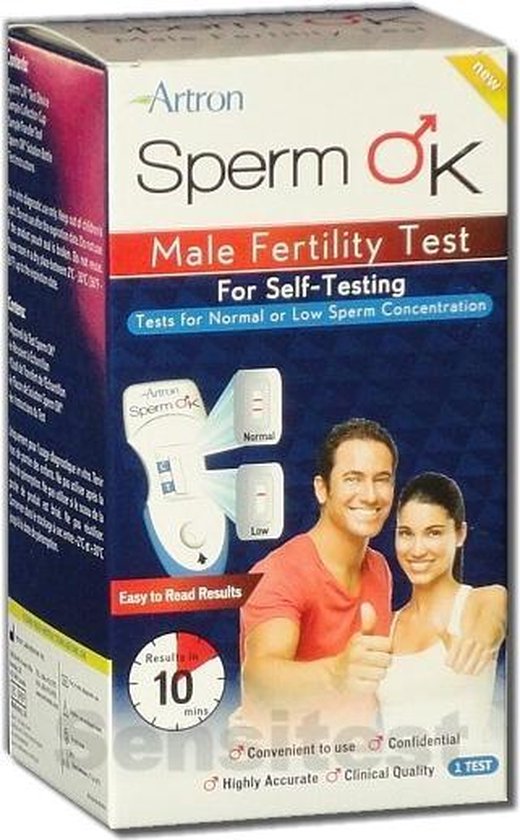 Sperm Ok Vruchtbaarheidstest Voor Mannen - Meet Eenvoudig Het Aantal Spermacellen. | Bol.com