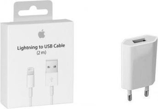 2 Meter Oplader - Originele Apple Lightning Data Kabel - Iphone, Ipad, Ipod | Bol.com