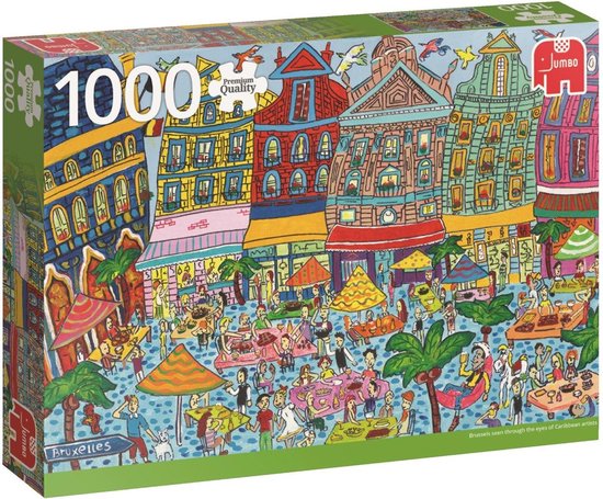 Jumbo Premium Collection Puzzel Grote Markt Brussel - Legpuzzel - 1000 Stukjes | Bol.com