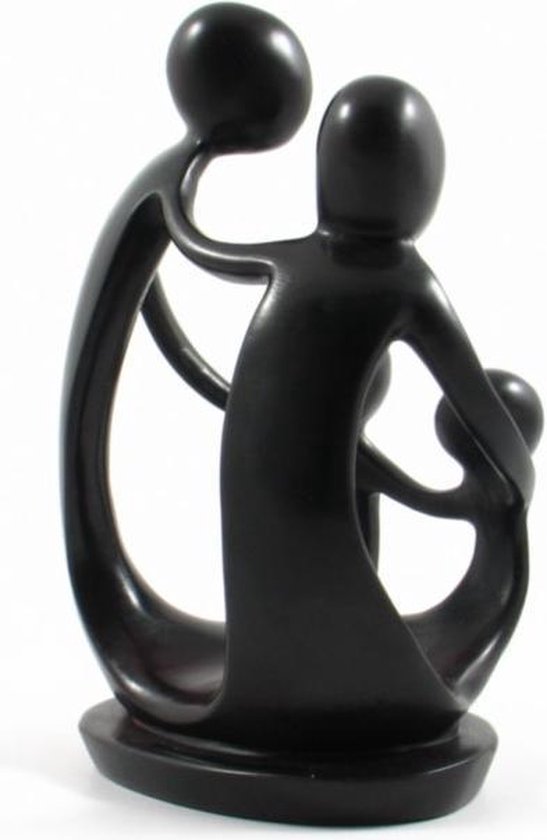 Beeldje Polystone Familie Van 4 Personen (19 Cm) | Bol.com