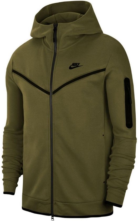Nike Tech Fleece - Hoodie - Groen Zwart - Maat Xs | Bol.com