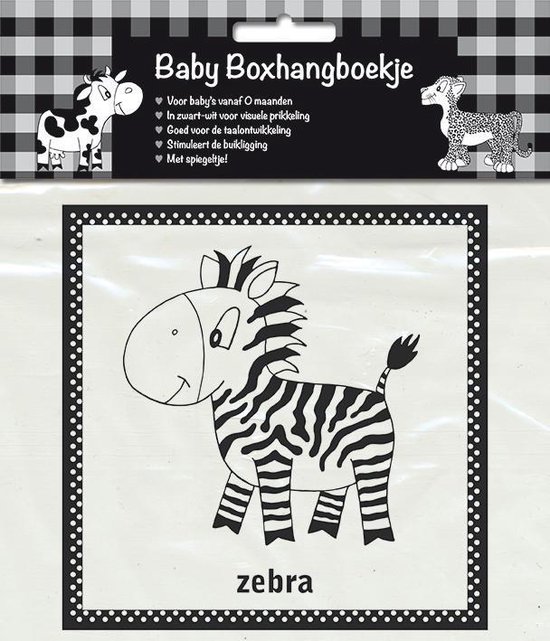Boxhangboekje Zwart-Wit Zebra | 9789048310081 | Boeken | Bol.com
