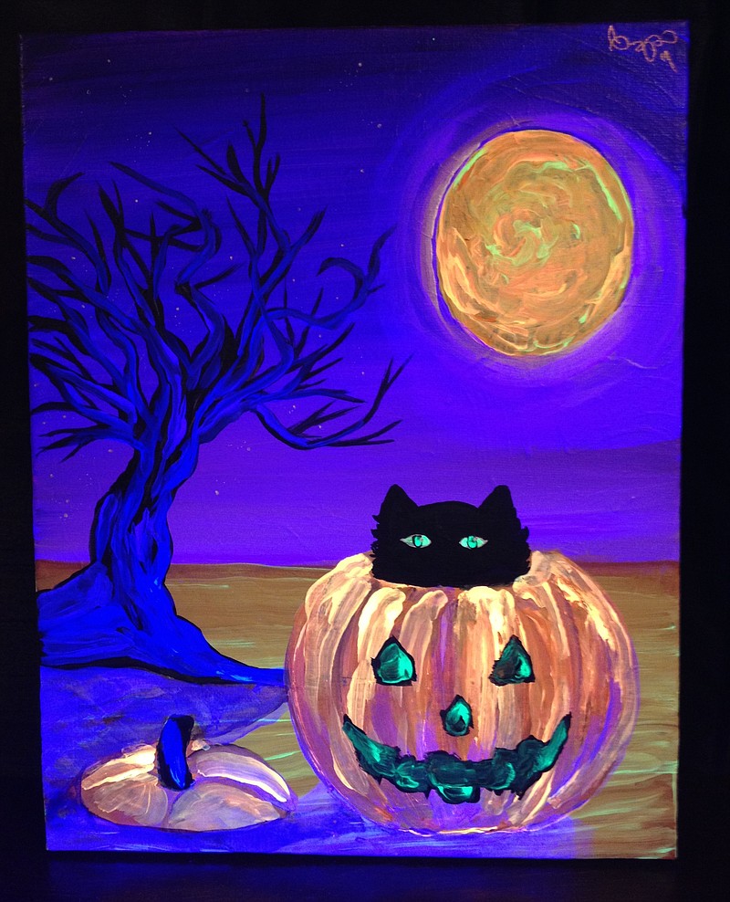 Glow Halloween Painting Sunday, October 5, 2014, 6 p.m. to 9 p.m