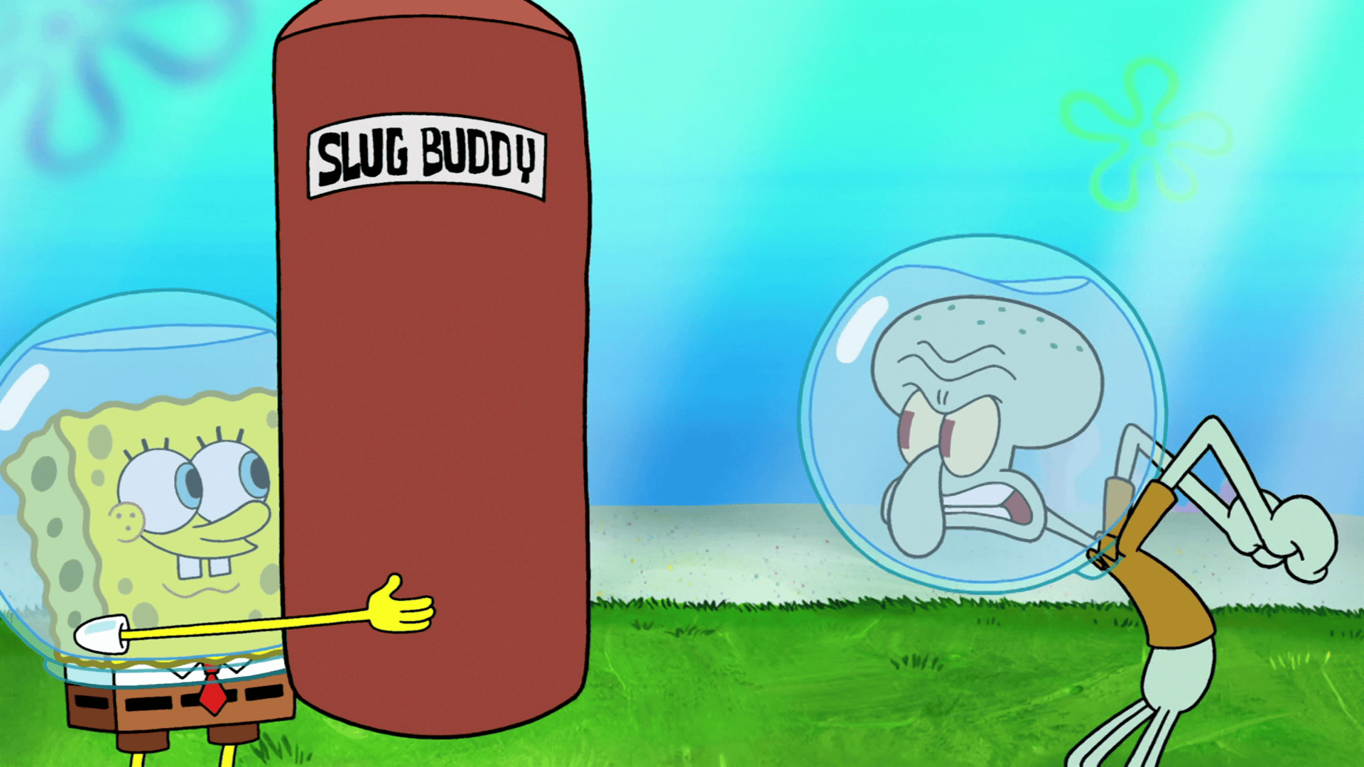 SpongeBuddy Mania SpongeBob Episode Squid Defense