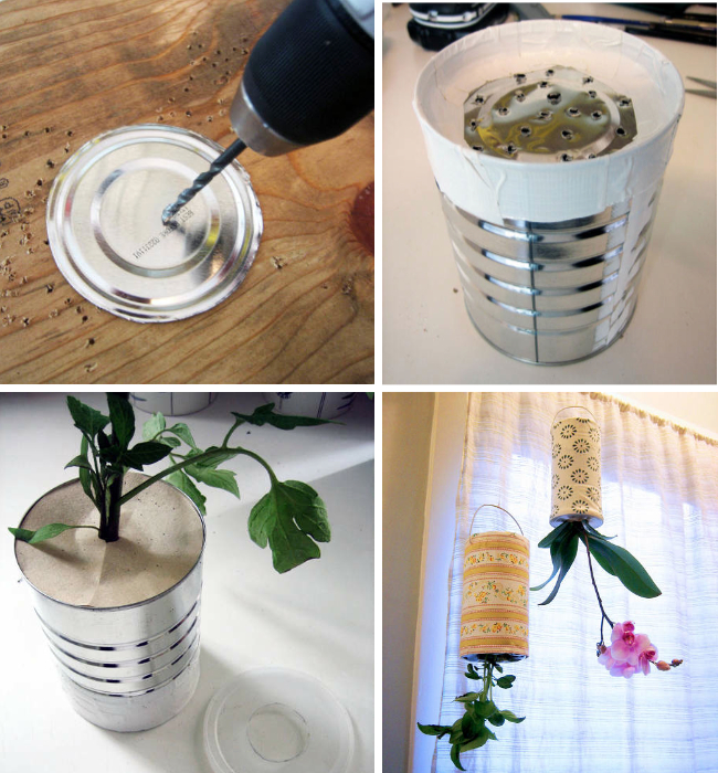 Upside Down Hanging Herb Garden pleasesparemethelecture