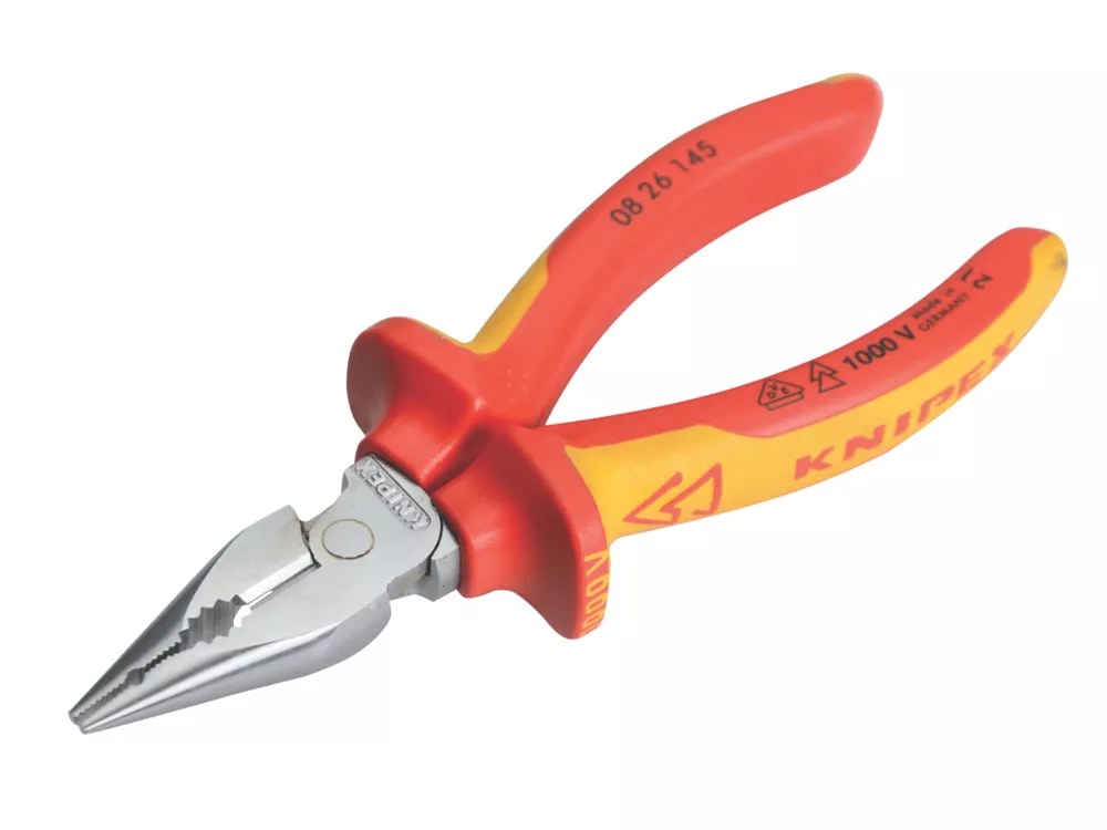 Knipex VDE NeedleNose Combi Plier 5 3/4" (145mm) Screwfix