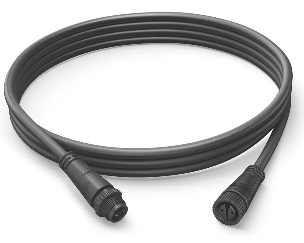 Philips Hue Outdoor Lighting Extension Cable 2.5m Screwfix