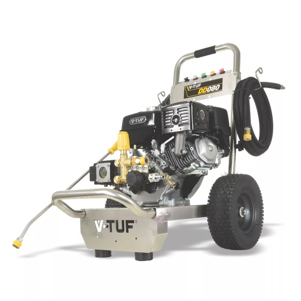 VTuf DD080 200bar Petrol Industrial Direct Drive Pressure Washer 270cc