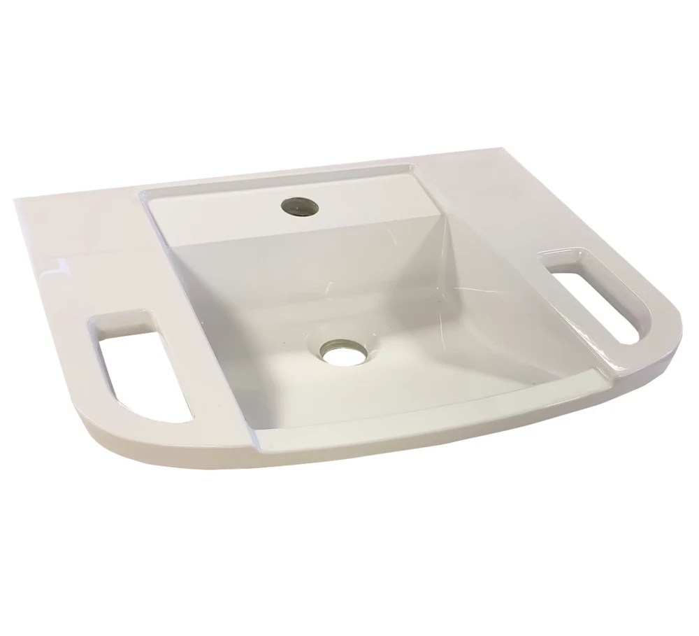 EXOS Accessible Wash Basin 1 Tap Hole 280mm Screwfix