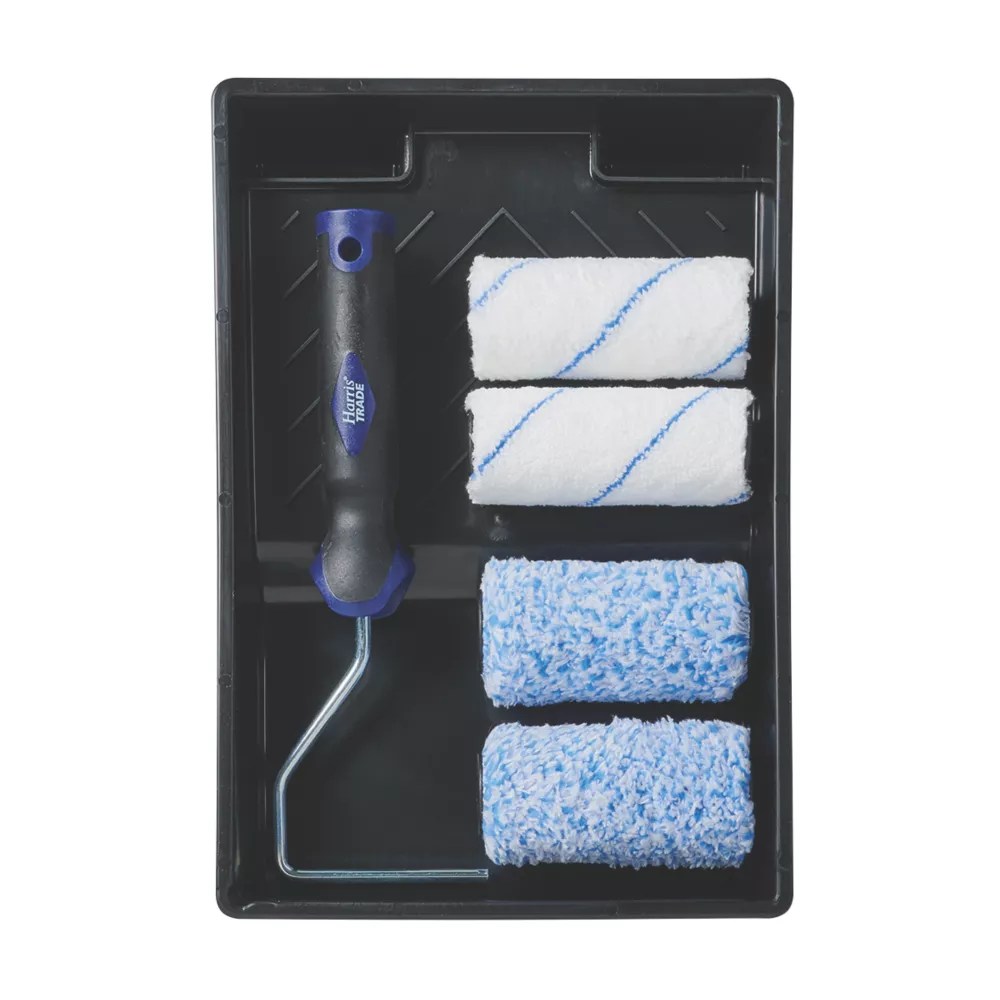 Harris Trade 4" Mini Roller Set 6 Pieces Screwfix