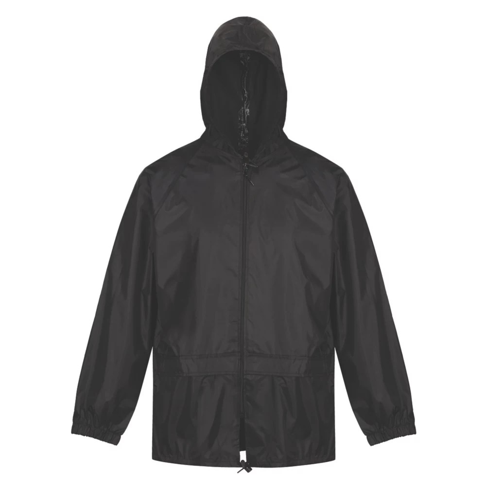 Regatta Stormbreak Waterproof Shell Jacket Black X Large Size 43 1/2" Chest Screwfix
