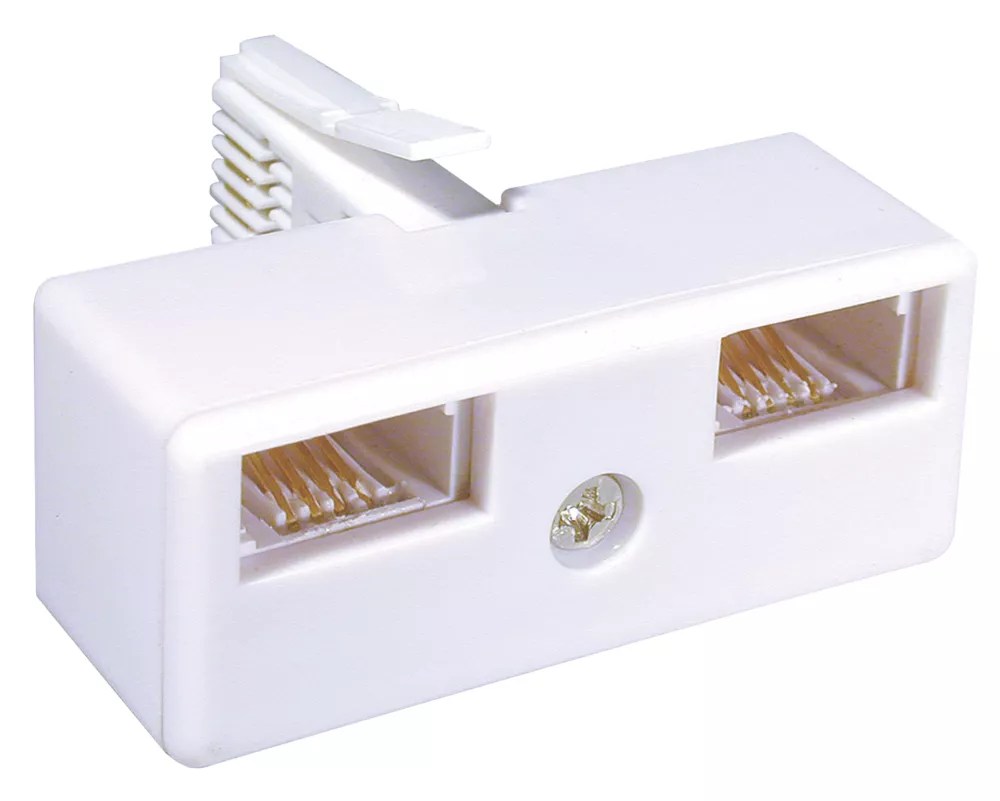 Philex BT431A Double Telephone Adaptor Screwfix