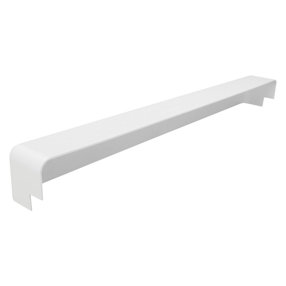 FloPlast External Corner Fascia Joint White 500mm x 35mm 2 Pack Screwfix