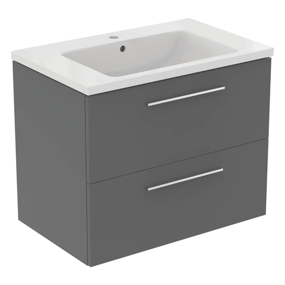 Ideal Standard i.life B Wall Hung Vanity Unit with Chrome Handles