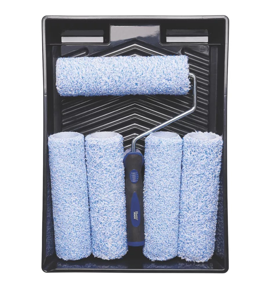 Harris Trade 9" Medium Pile Roller Kit 7 Pieces Screwfix