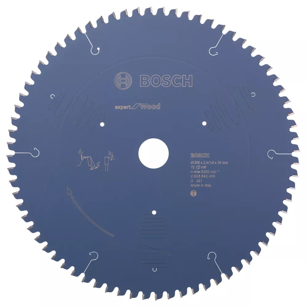 Bosch Expert Wood Circular Saw Blade 300mm x 30mm 72T Screwfix