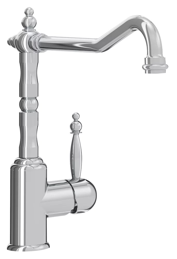 Bristan Colonial Easyfit Kitchen Sink Mixer Tap Chrome Screwfix