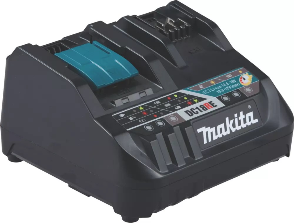Makita DC18RE 10.8/12/14.4/18V LiIon CXT / LXT Rapid Battery Charger
