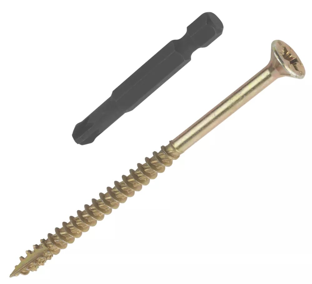 Turbo II PZ DoubleCountersunk ThreadCutting Multipurpose Screws 6mm x