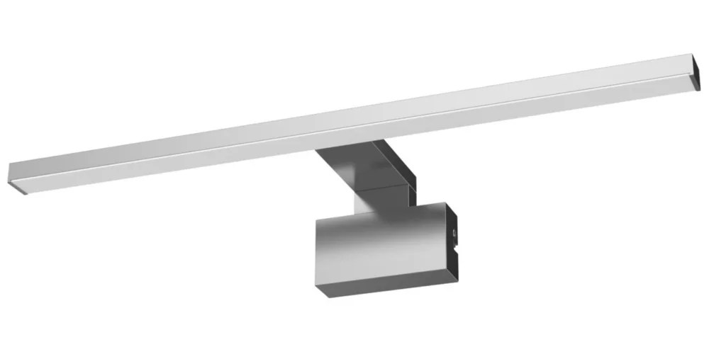 LAP Elva 500mm LED Bathroom Mirror Light Chrome 6.5W 600lm Screwfix