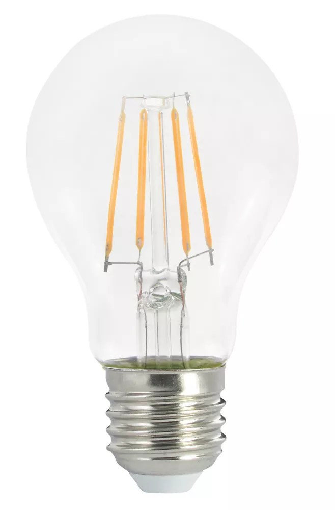 LAP E27 A60 LED Virtual Filament Light Bulb 470lm 3.4W Screwfix