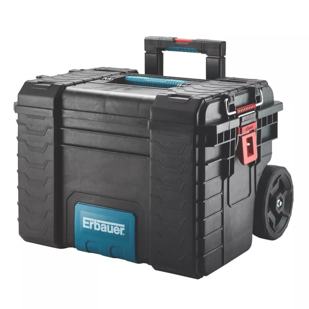 Erbauer Connecx Toolbox with Wheels Screwfix
